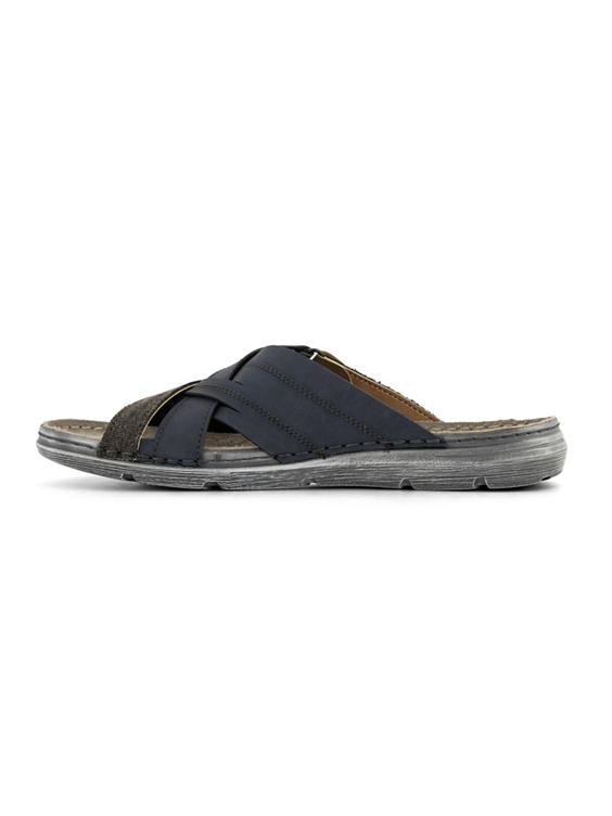 Blauwe comfort slipper 