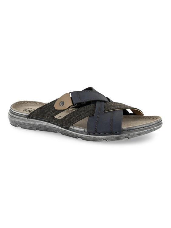 Blauwe comfort slipper 