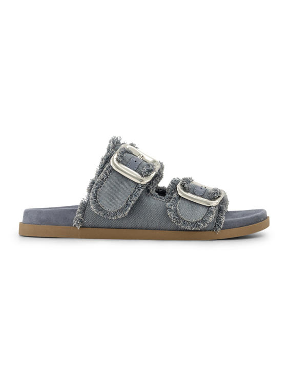 Blauwe slipper