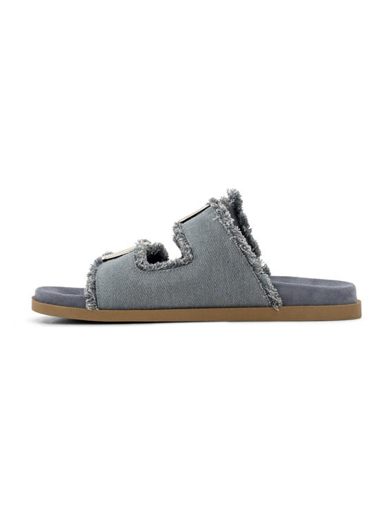Blauwe slipper
