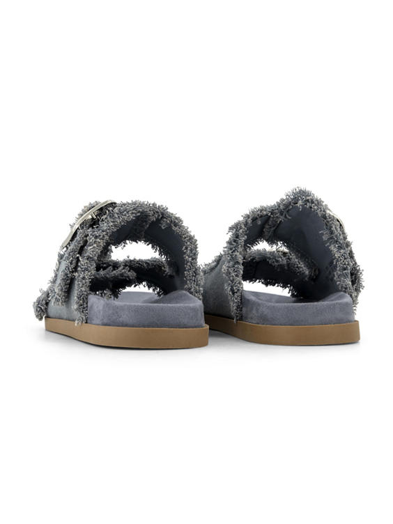 Blauwe slipper