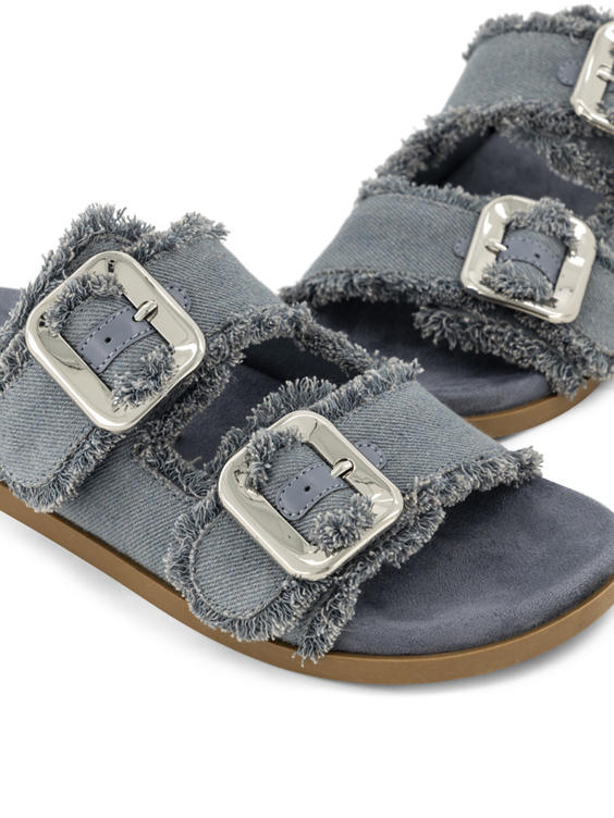 Blauwe slipper
