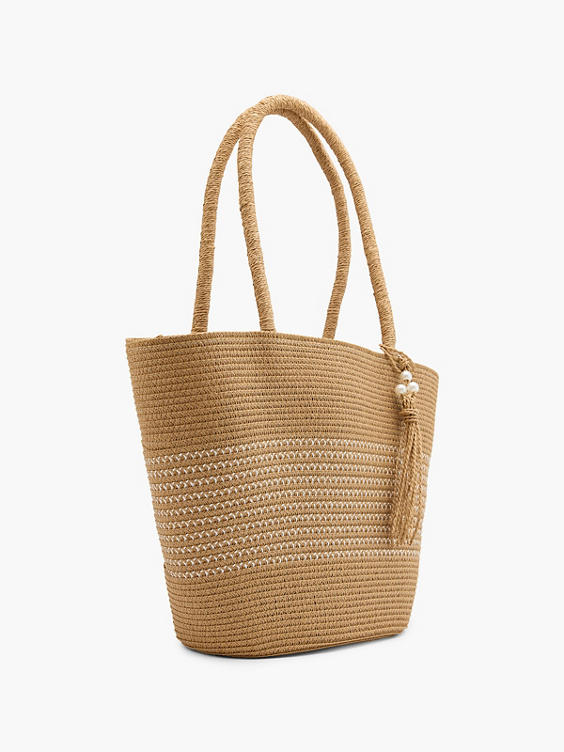 Beige handtas