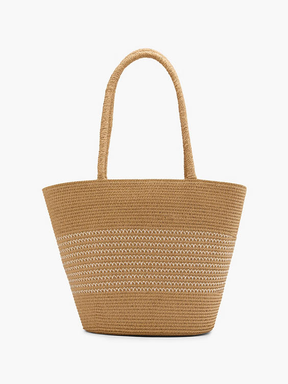 Beige handtas