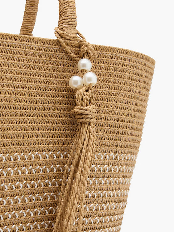 Beige handtas