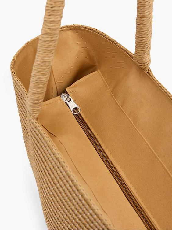 Beige handtas