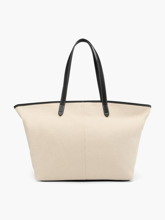 Beige shopper 