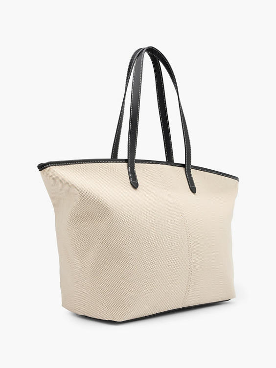 Beige shopper 