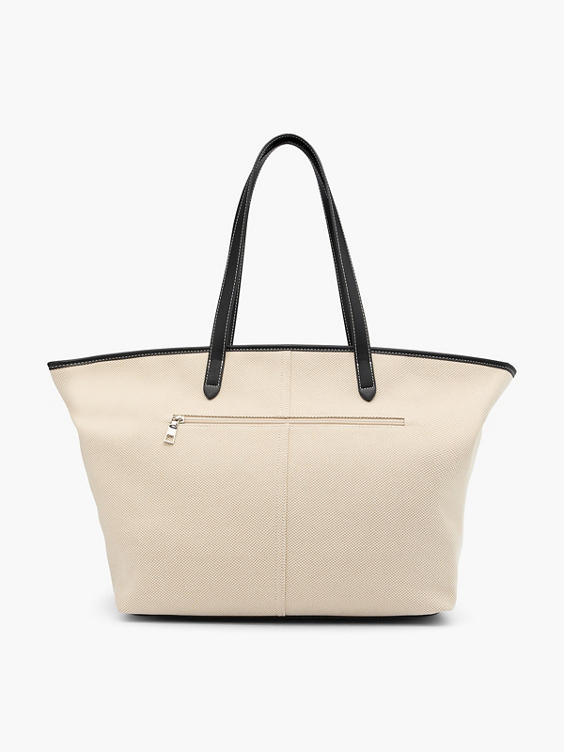 Beige shopper 