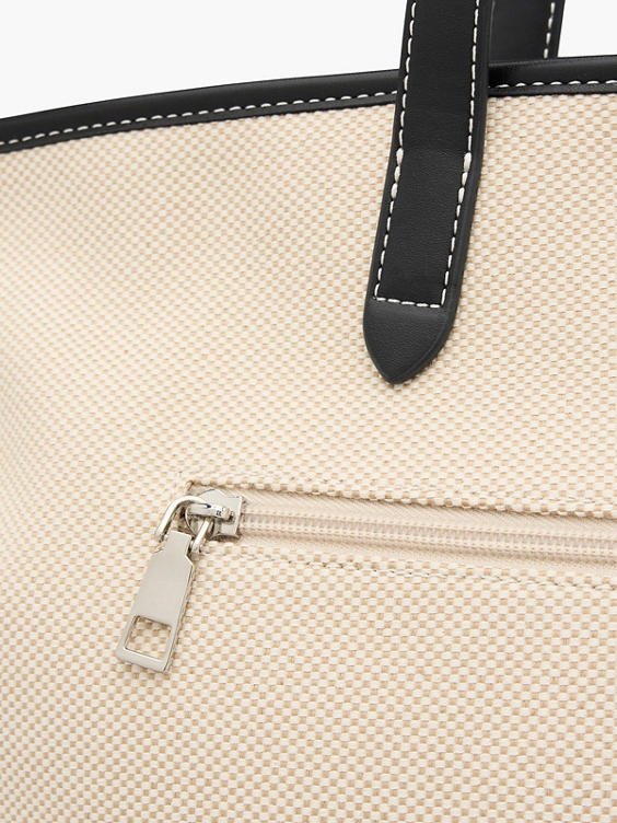 Beige shopper 