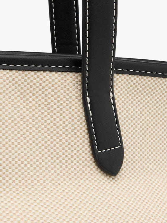 Beige shopper 