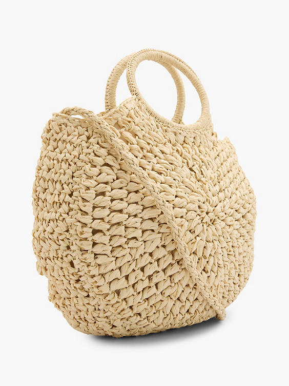 Beige shopper