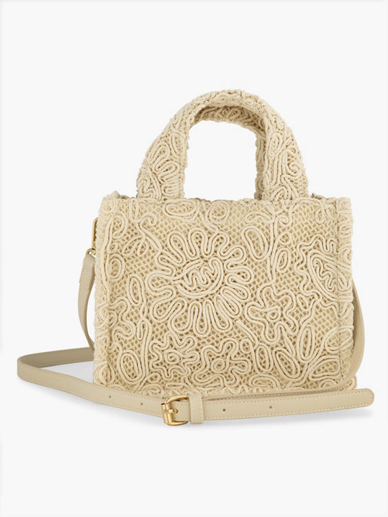 Beige handtas