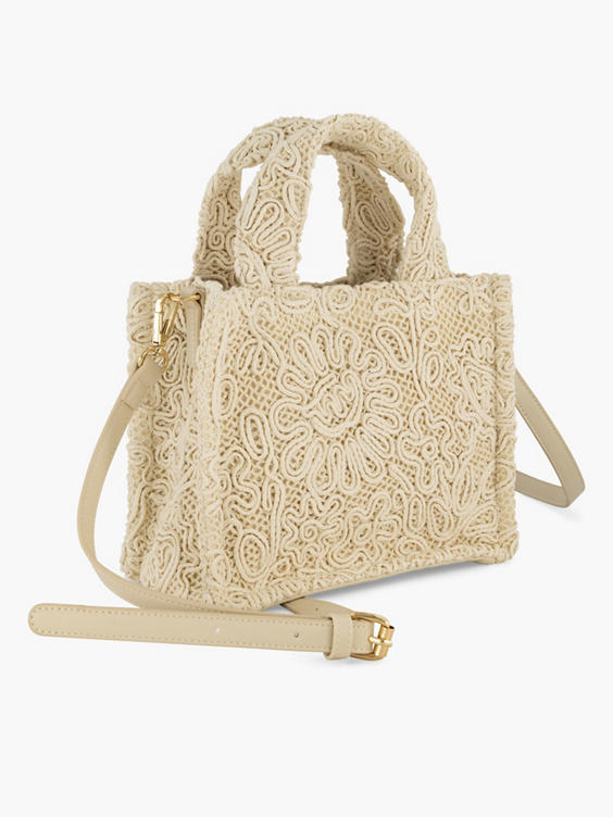 Beige handtas
