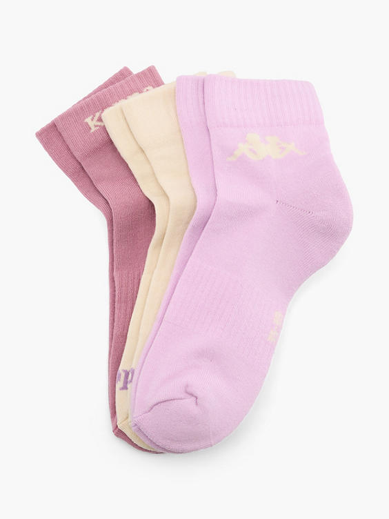 Roze sokken mt 35-38 3 pak