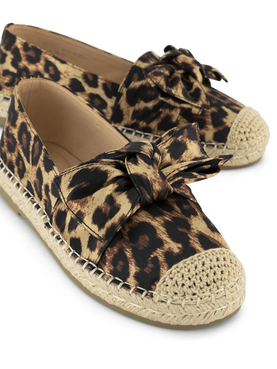 Panterprint espadrille