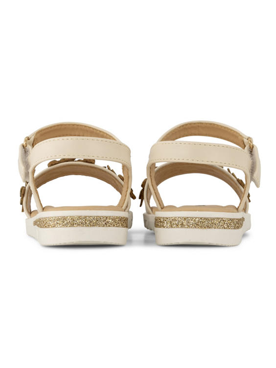 Beige sandaal steentjes