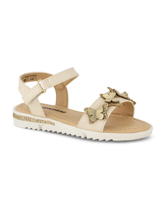 Beige sandaal steentjes