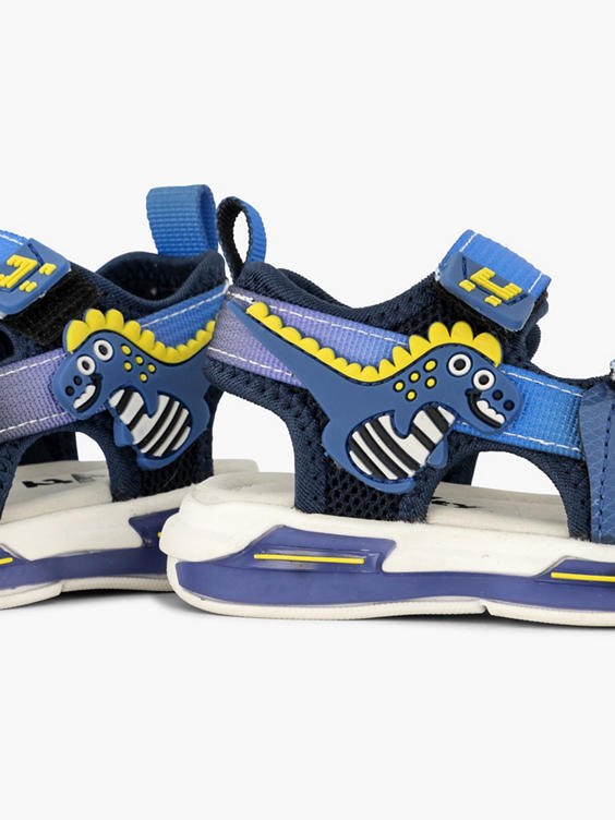 Blauwe sandaal