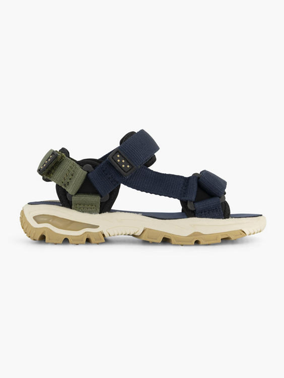 Blauwe sandaal velcro