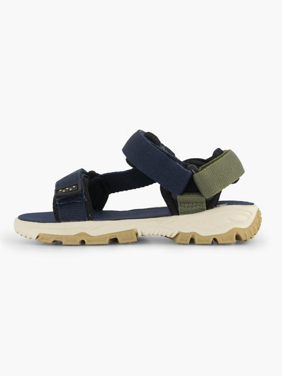 Blauwe sandaal velcro