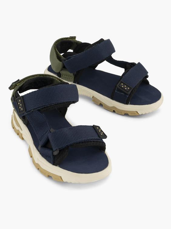 Blauwe sandaal velcro