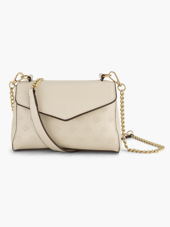  Beige schoudertas sierketting