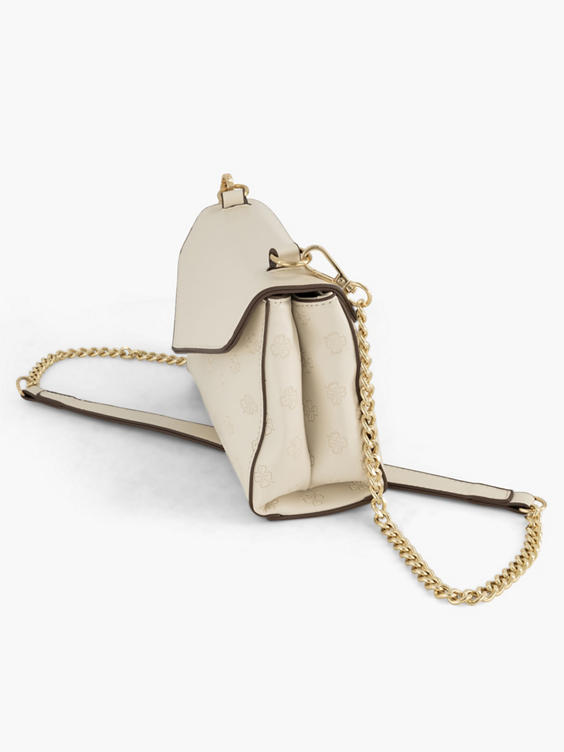  Beige schoudertas sierketting
