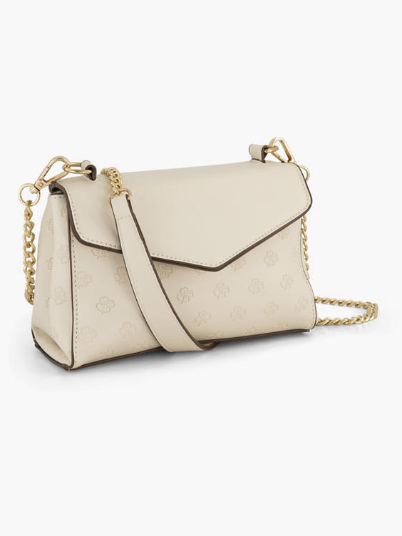  Beige schoudertas sierketting