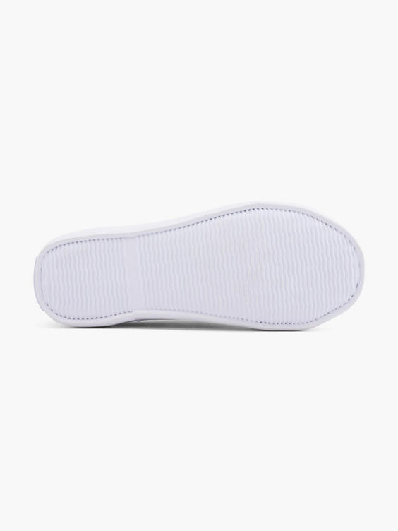 Grijze canvas sneaker klittenband