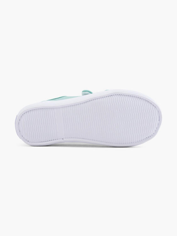 Groene canvas sneaker klittenband 