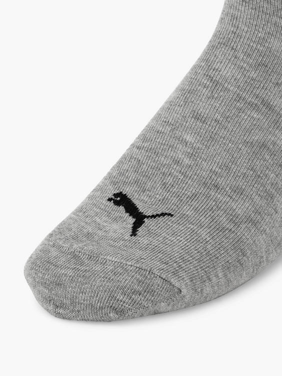 Grijze sneakersokken mt 39-42 3 pak