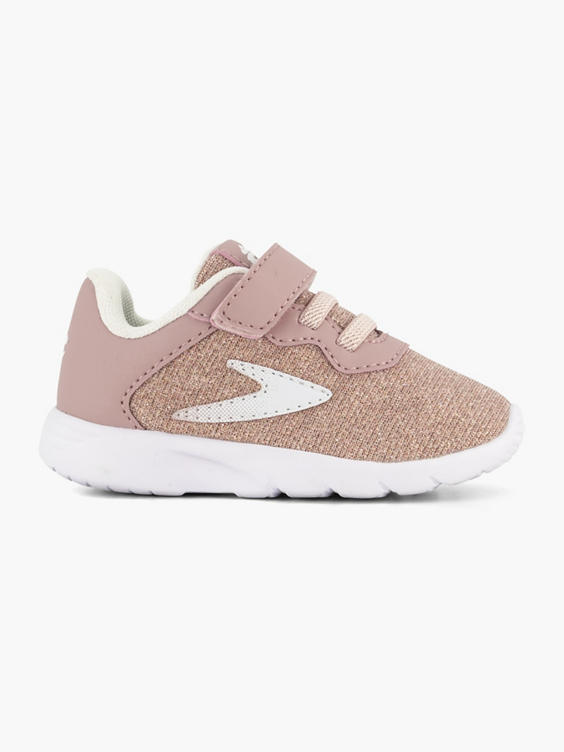 Roze sneaker velcro