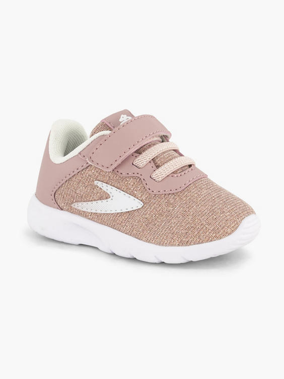 Roze sneaker velcro