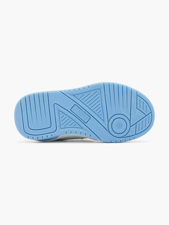 Blauwe sneaker klittenband litchjes Stitch