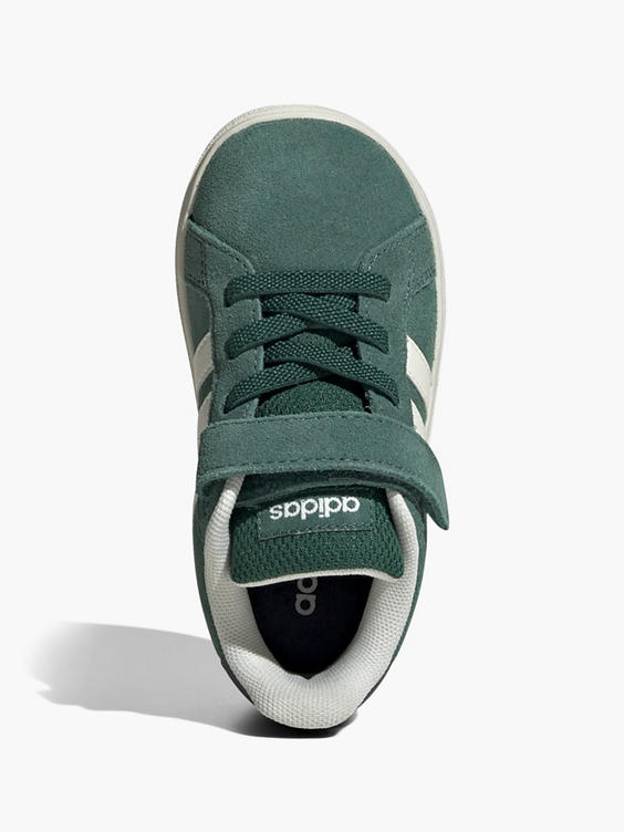Groene sneaker GRAND COURT 00s EL I klittenband