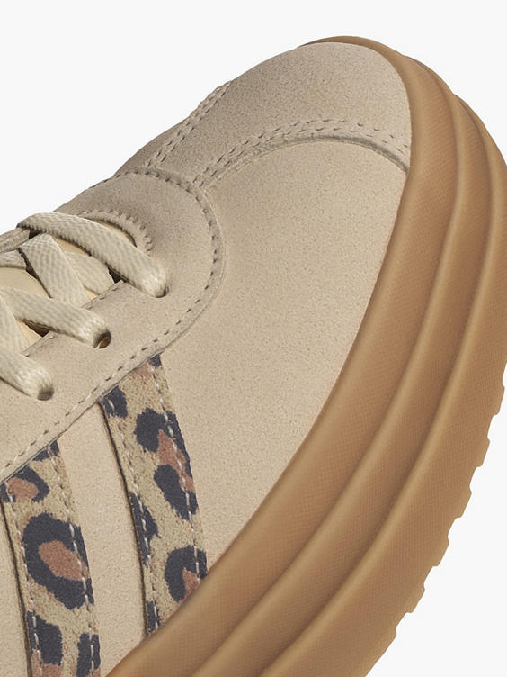 Gouden platform sneaker VL COURT BOLD J