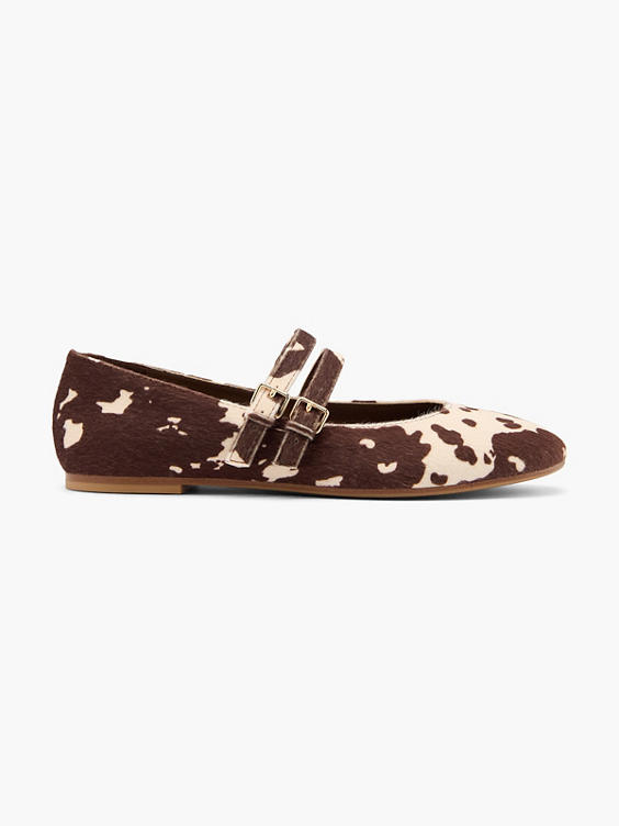Bruine ballerina gesp