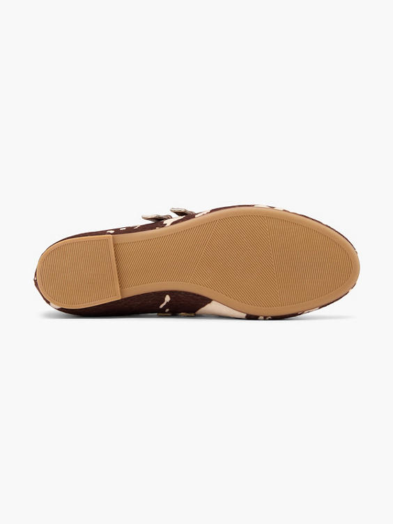 Bruine ballerina gesp