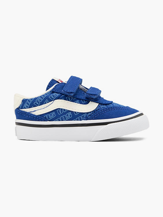 Blauwe sneaker klittenband BROOKLYN LS V RETRO
