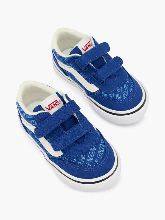 Blauwe sneaker klittenband BROOKLYN LS V RETRO