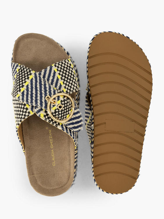 Marineblauwe slipper