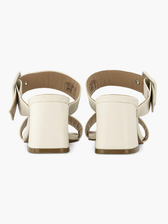 Witte sandalette