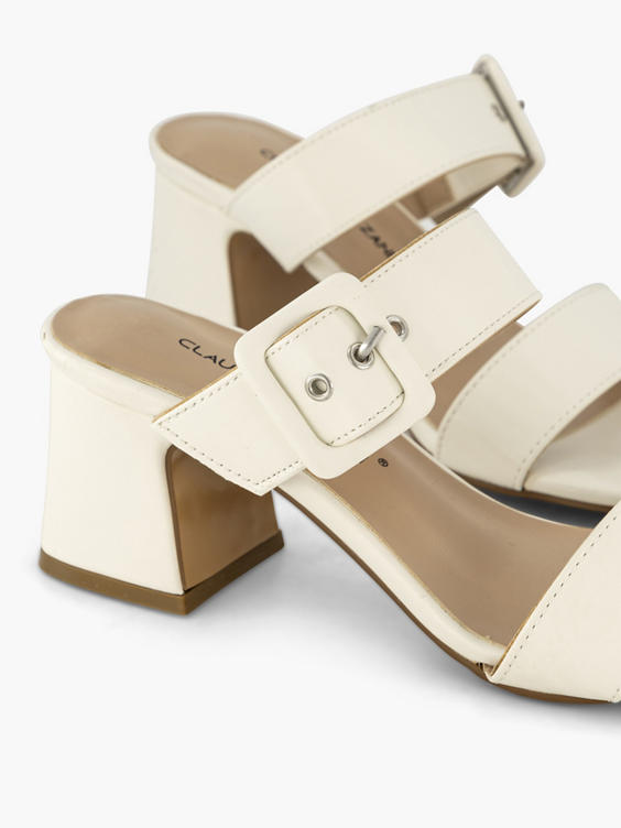 Witte sandalette