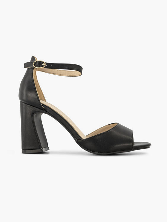 Zwarte sandalette