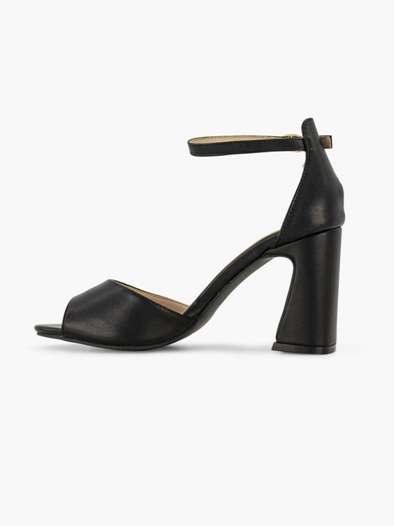 Zwarte sandalette