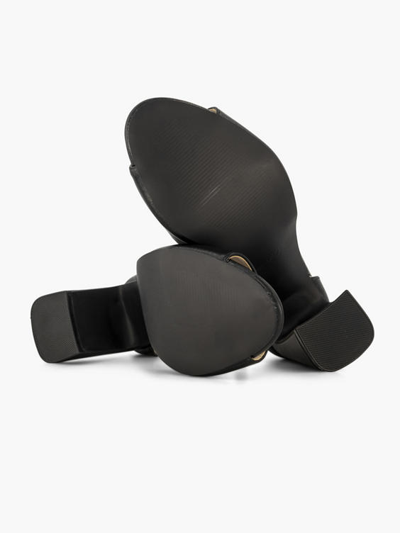 Zwarte sandalette