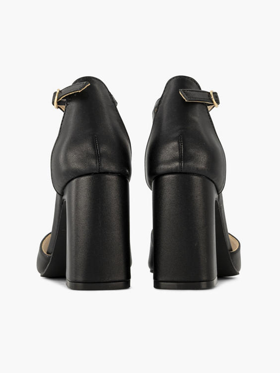 Zwarte sandalette