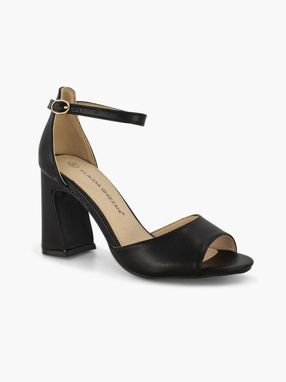 Zwarte sandalette