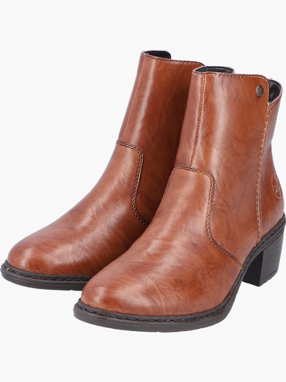 Ankle Cognac Stiefeletten Ankle Boots Stiefeletten Damen Braun